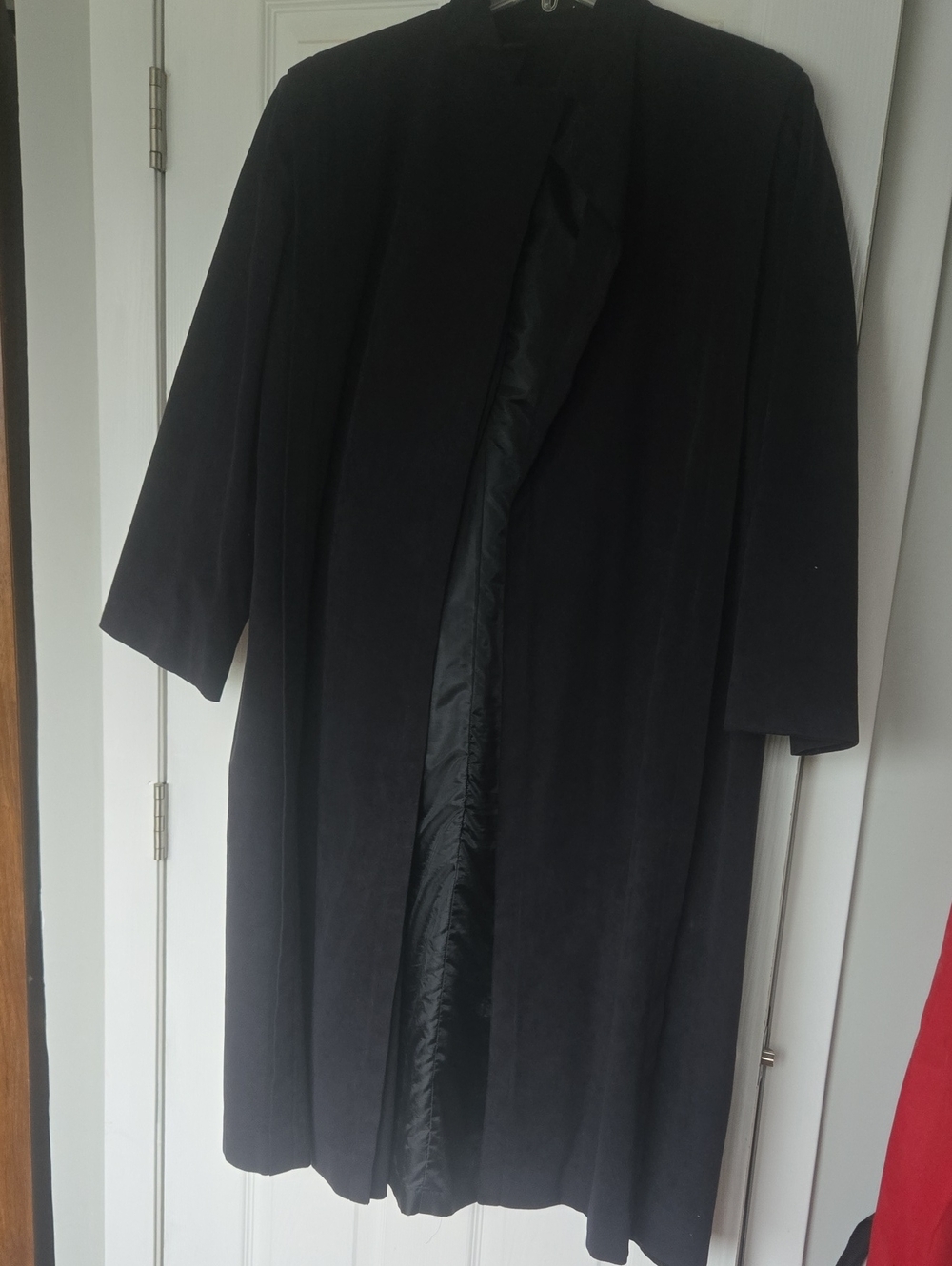 Black Women’s Long Trench Coat — Classic Timeless Trench
